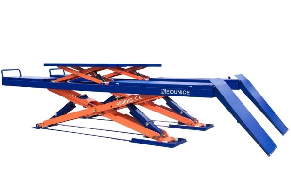 double layer four wheel alignment scissor lift