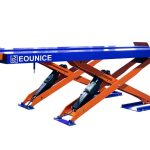heightened flush mount wheel alignment scissor lift