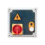 Electric control box for CE configuration