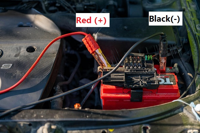 connect the cables in the right order