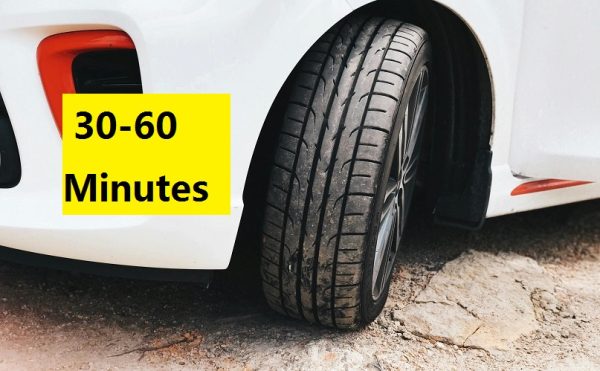 how long tyre alignment take?