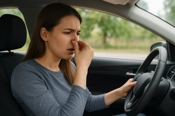 my car smell like gas